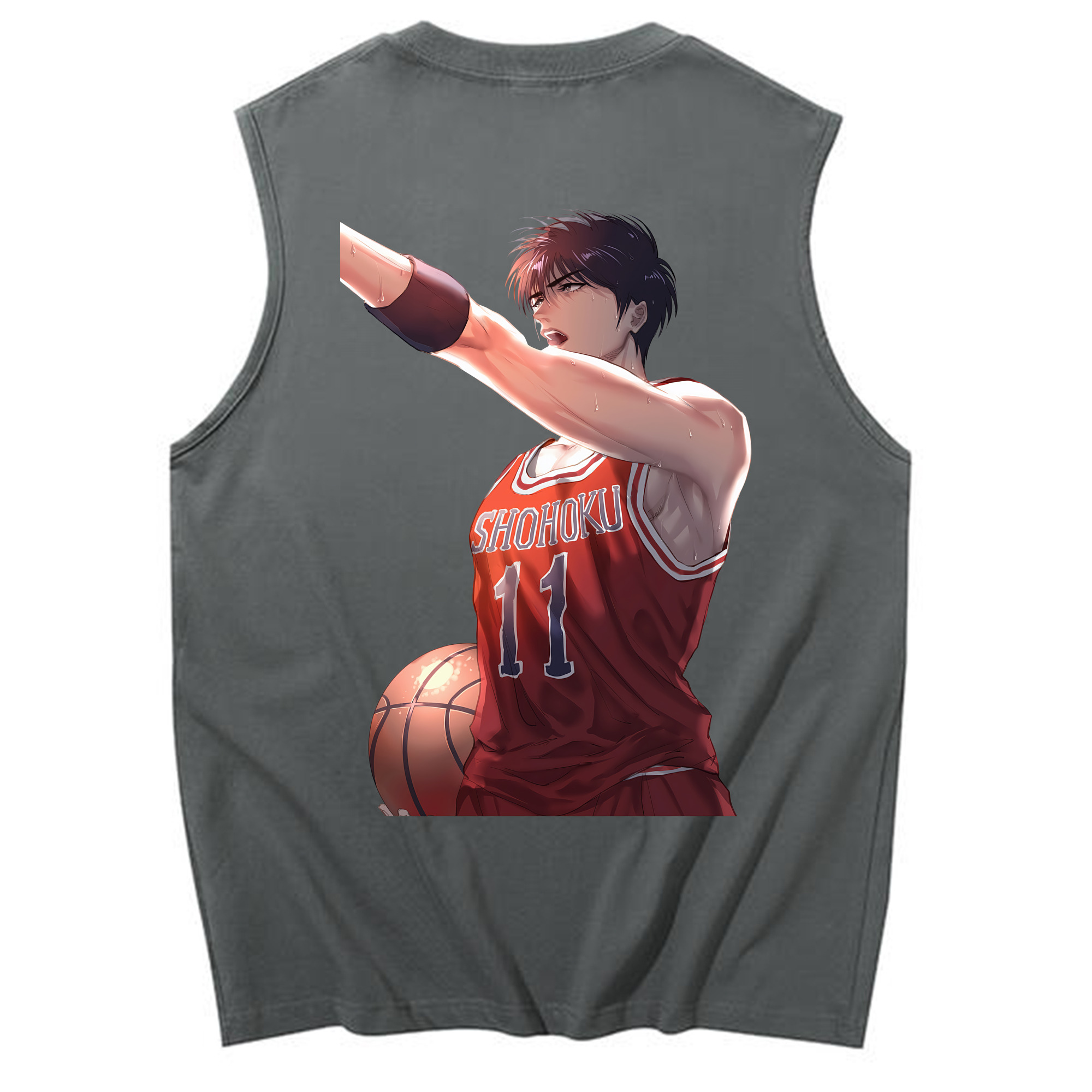 （画像用） SLAM DUNK／スラムダンク コットン100％タンクトップ（背面プリント）